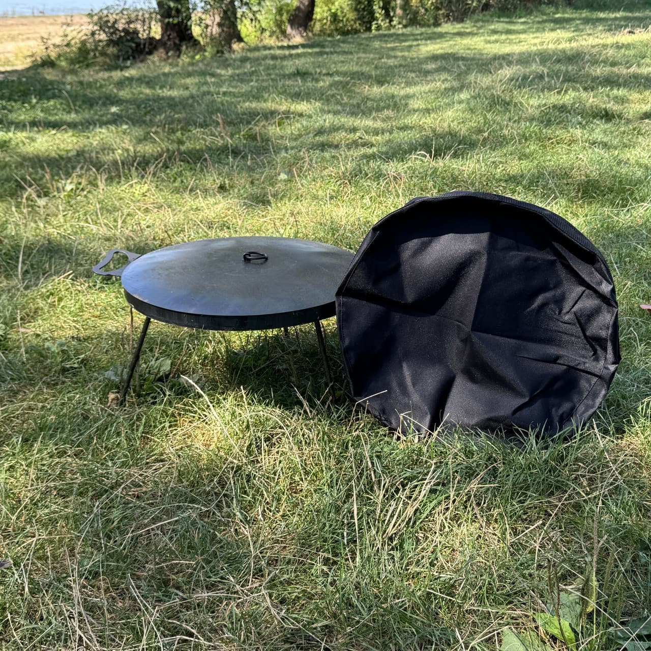 Сковорідка з диску 60см з кришкою та чохлом